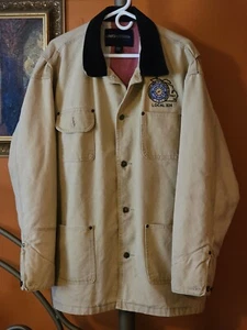 🚨🔥VINTAGE CARHARTT LOCAL 324 UNION CANVAS JACKE SIZE LARGE RARE - Bild 1 von 24