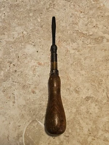 Goodell Brothers Spiralschraubendreher Ratschen Pat 1890 Juli 22 Messing früh SCHÖN - Bild 1 von 14