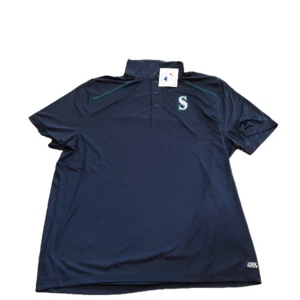New NWT Seattle Mariners MLB Genuine Merchandise TX3 Cool Size Small Polo Shirt - Picture 1 of 2