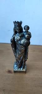 Figura Estatua Religiosa Nuestra Señora de Notre Dame París En Metal Jesucristo -11cm - Imagen 1 de 12