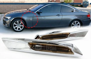 FRECCE FULL LED Laterali Cromate CANBUS per Bmw Serie 3 E90 E91 E92 E93 18 led - Foto 1 di 8