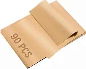 90 Stück Vorgeschnittene Backpapier Backbleche 12X16 Zoll für halbe Blech Pfannen - Bild 1 von 12