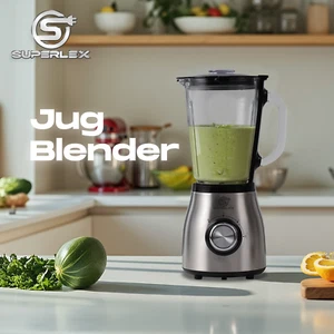 SUPERLEX 800W Multi Blender Juicer Jug Smoothie Maker Food Processor Easy Clean - Picture 1 of 10