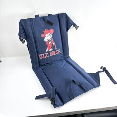 Asiento de estadio vintage con logotipo vintage de Coronel Reb Ole Miss Rebels Foto 1 de 4