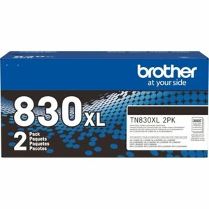 Cartucho de tóner Brother TN830XL2PK Alto Rendimiento NEGRO hasta 3000 páginas paquete doble - Imagen 1 de 2