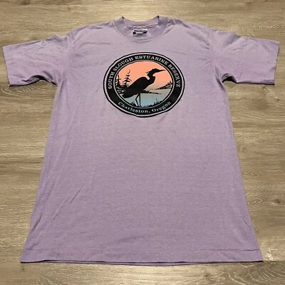 Camiseta vintage South Slough Estuarine Reserve Bird talla mediana para mujer años 80 Foto 1 de 4