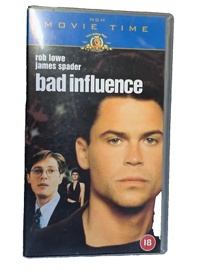 Bad Influence (VHS TAPE 2000) ROB LOWE JAMES SPADER PALMER LEE TODD NEW & SEALED Foto 1 de 4
