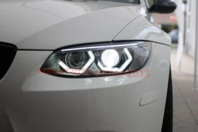 LED halo ring for BMW E90 E91 E92 E93 06-13 headlight Crystal angel eye white - Image 1 of 4