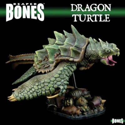 DRAGON TURTLE Reaper Miniatures Bones Classic Deluxe Boxed Set REM77922 D&D - Image 1 of 3