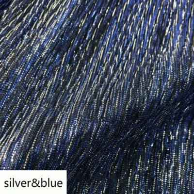 Pleated Mesh Fabric Tulle Gradient Evening Dress Apparel Material By Metre Retro - Image 1 of 4