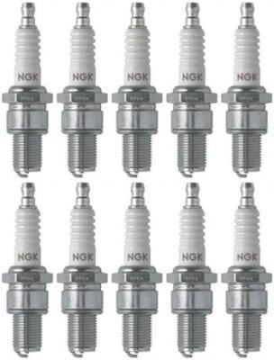 Juego de 10 bujías estándar NGK para motor Kawasaki KX500-B 1986-1985 500cc Foto 1 de 4