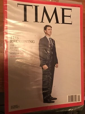 TIME Magazine 2019 The Reckoning Trudeau Canada Trump Ukraine Crisis NEW SEALED - Image 1 of 2