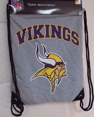 NFL Minnesota Vikings Football DRAWSTRING BAG BACK SACK BACKPACK NFL ST40 Cover