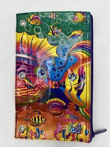 Lisa Frank: The Fantastic World Vintage Kissing Fish 2-Pocket Folder Stuart Hall - Picture 1 of 8
