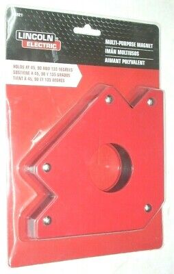 Lincoln Electric KH921 Arrow Welding Magnet 75 Lb Cap Holds 45, 90 & 135 Degrees • 16.95$