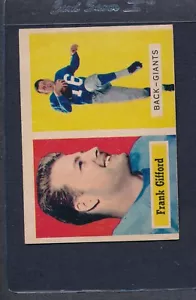 1957 Topps #088 Frank Gifford Giants VG/EX *790 - Bild 1 von 1