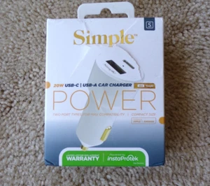 2 Ports 20W Car Charger Dual Car Charger @c1 - Picture 1 of 6