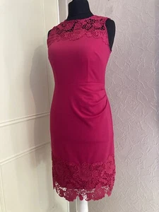 kaleidoscope dress Size 12 Pink With Lace Trim Wedding Guest - Picture 1 of 9