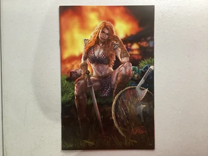 1 Red Sonja Virgin Variant Unknown Comics Ron Leary Ltd 400 FN/FN+ Dynamite - Picture 1 of 4