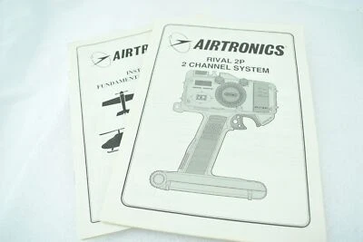 Vintage Airtronics Rival 2P Transmitter Radio Owners Manual Instruction Guide Tx - Image 1 of 3