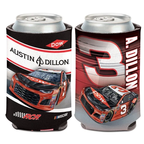 Austin Dillon 2018 Wincraft #3 DOW 12oz Can Coolie FREE SHIP! Cover