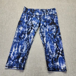 ALO Yoga Leggings Damen Medium Electric Blue Airbrush Schlangenleder Print - Bild 1 von 10