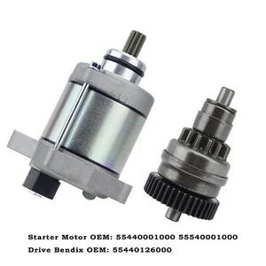Arranque y Bendix para motocicleta KTM 55440001000 55540001000 - Imagen 1 de 8
