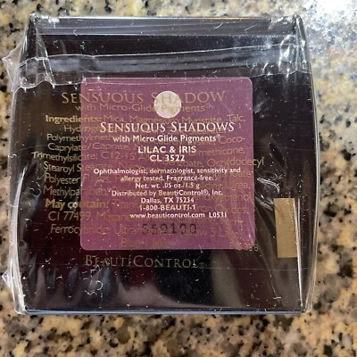 BeautiControl Sensuous Shadows Eye Shadow Duo Sealed Lilac Iris CL 3522 .05oz - Image 1 of 2