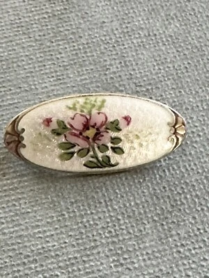 Spilla rara smaltata argento sterling Kristiansen Lande Norvegia norvegese vi... - Immagine 1 di 4