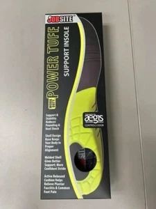 Job Site 54062 Power Tuff Shoe Insoles, size Medium Relieve Foot Pain - Picture 1 of 4