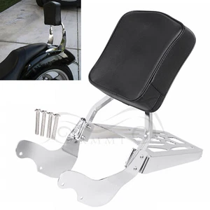 Motorcycle Backrest Sissy Bar w/Luggage Rack For Victory Kingpin Vegas 2003-up - Picture 1 of 12