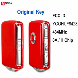 OEM FOR VOLVO XC90 S90 V90 XC60 SMART KEY KEYLESS REMOTE YGOHUF8423 4B Trunk RED - Foto 1 di 5