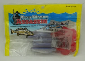 Bass Assassin CSA27240 4" Curly Shad 10CT Color Albino Firetail - Picture 1 of 1
