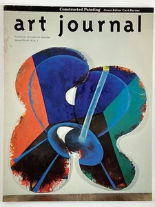 CONSTRUCTED PAINTING 1992 CAA Art Journal College Art Association, Curt Barnes - Imagen 1 de 6