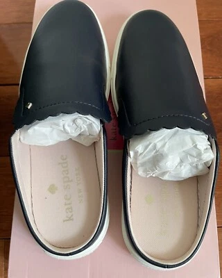 Mujer Kate Spade New York Acción Napa Becerro Tenis Zapatos Talla 6B-Blazer Azul Foto 1 de 4