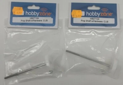 Set of 2!!!   HobbyZone Super Cub Prop Shaft w/Hardware [HBZ7104] - Image 1 of 4