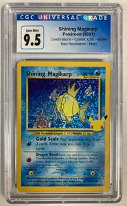 Shining Magikarp 66/64 Celebrations: Classic Collection Holo CGC 9.5 - Picture 1 of 2