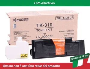 TK-310 Kyocera Mita FS-2000D toner Nero - Zdjęcie 1 z 4