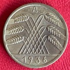 10 Reichspfennig 1936 A vz / Weimar / J#317 KM#40