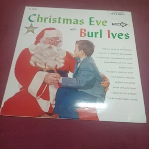CHRISTMAS EVE WITH BURL IVES VINYL RECORD DL 78391 COLLECTORS RARE - Bild 1 von 6