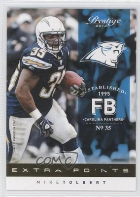 2012 Playoff Prestige Extra Points Gold Mike Tolbert #164 - Image 1 of 2