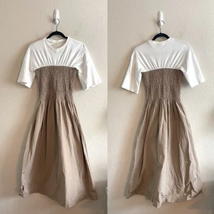 Vestido midi Anthropologie Maeve The Lilou Twofer Cottagecore para mujer talla XS - Imagen 1 de 12