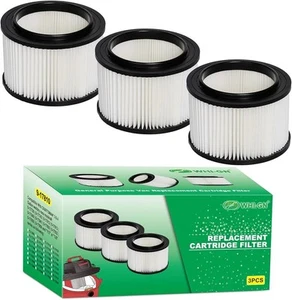 9-17810 Filter For Craftsman Shop Vac 3 to 4 Gallon (3 Pck) - Picture 1 of 6
