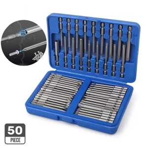 50er Set Sechskant Torx Star Sicherheit Bits Set manipulationssicher Schraubendreher mit Koffer USA - Bild 1 von 12