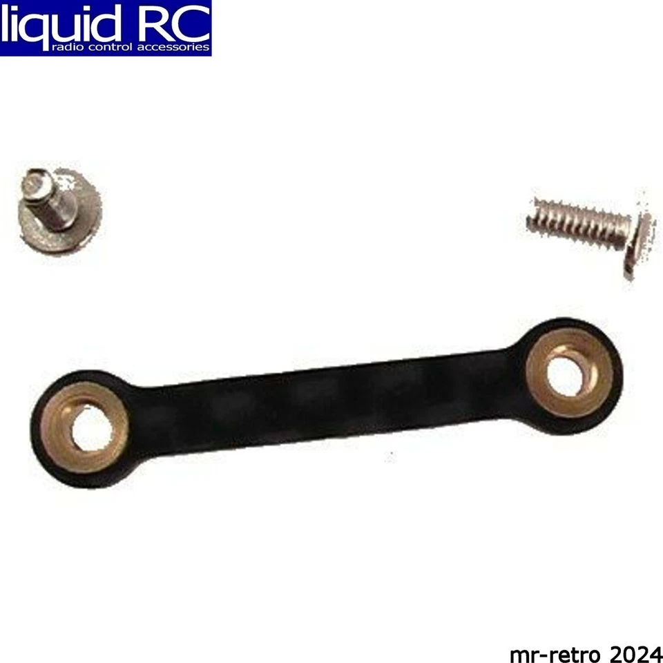 Hot Racing GSMT049 Losi Mini-T 1.0 Graphite Steering Plate with Screws - Image 1 of 1
