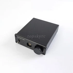 U1 Escritorio USB Decodificador DAC Amplificador de Auriculares ES9038 Decodificador de Audio - Negro #nuevo - Imagen 1 de 2