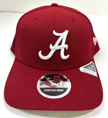 Alabama Crimson Tide NCAA NE Sombrero elástico a presión ~ Carmesí Foto 1 de 4