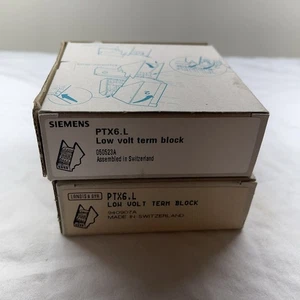  2 Siemens/ Landis & Gyr PTX6.L Low Volt Term Block Module Analog Output - Picture 1 of 3