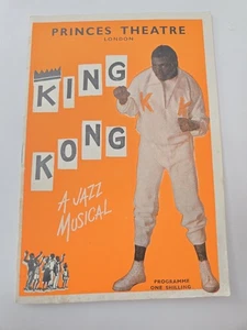 King Kong Jazz Musical 1961 Princes Theatre London Programme Nathan Mdledle - Picture 1 of 5