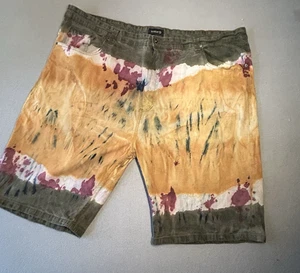 Makobi Men's Size 54 Keena Multicolor Shorts Tie-Dye Skater Hip Hop - Picture 1 of 10